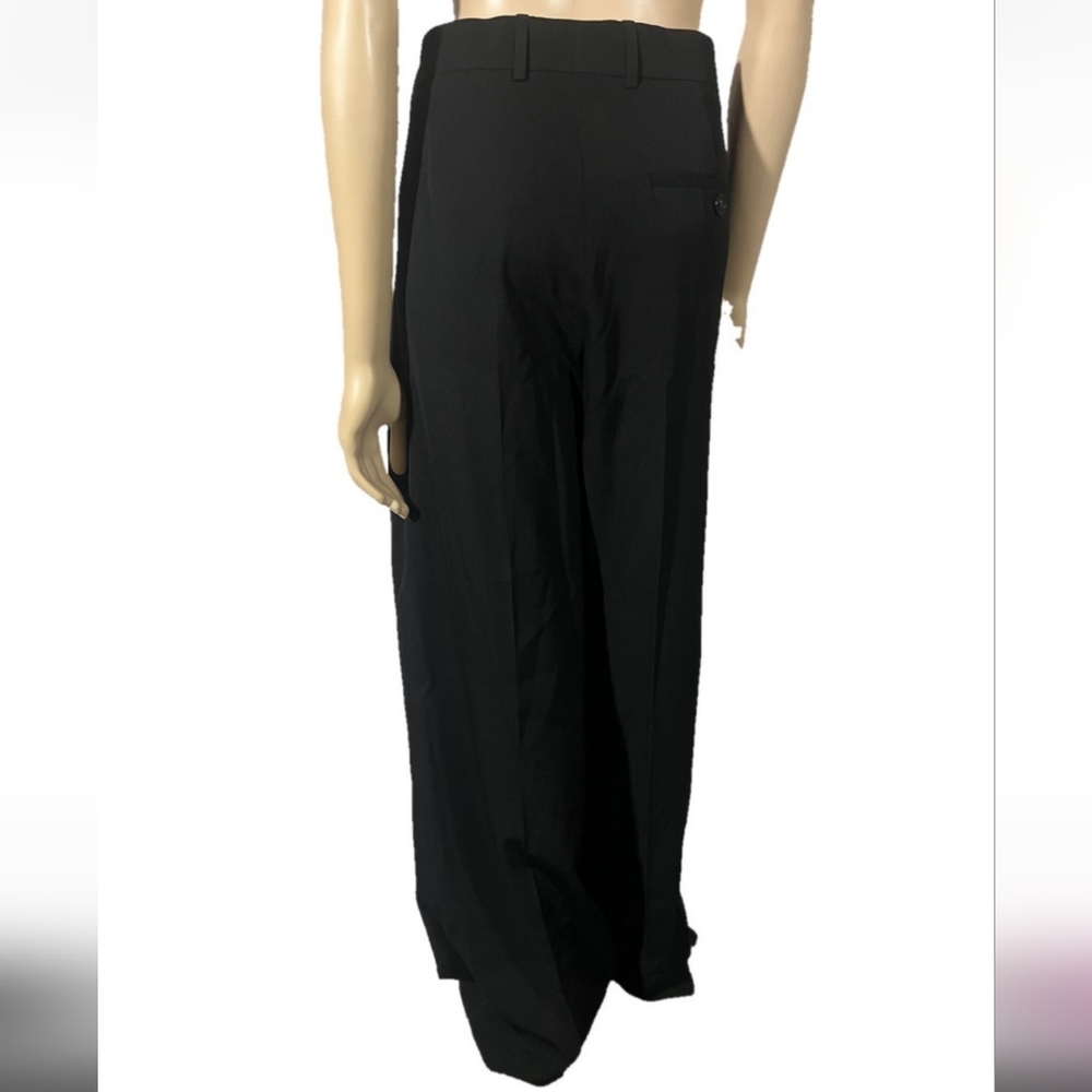 Stella McCartney x H&M High-Waisted Black Wool Suit Pants | US 8 - Picture 14 of 15